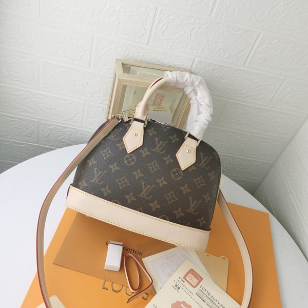 ルイヴィトンバッグ側面デザイン